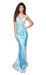 Sherri Hill 51750 Light-Blue-Ivory