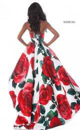 Sherri Hill 51816 Red Print