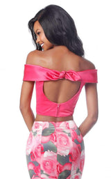 Sherri Hill 51849 Pink Print