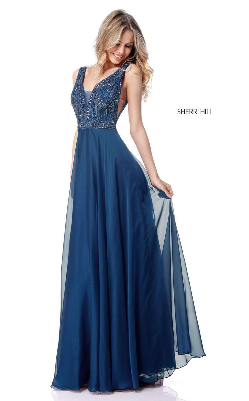 Sherri Hill 51874 Navy