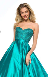 Sherri Hill 52055 Turquoise