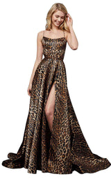 Sherri Hill 52093 Animal-Print