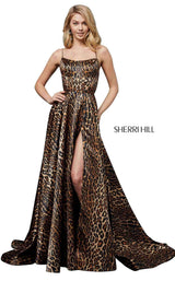 Sherri Hill 52093 Animal-Print