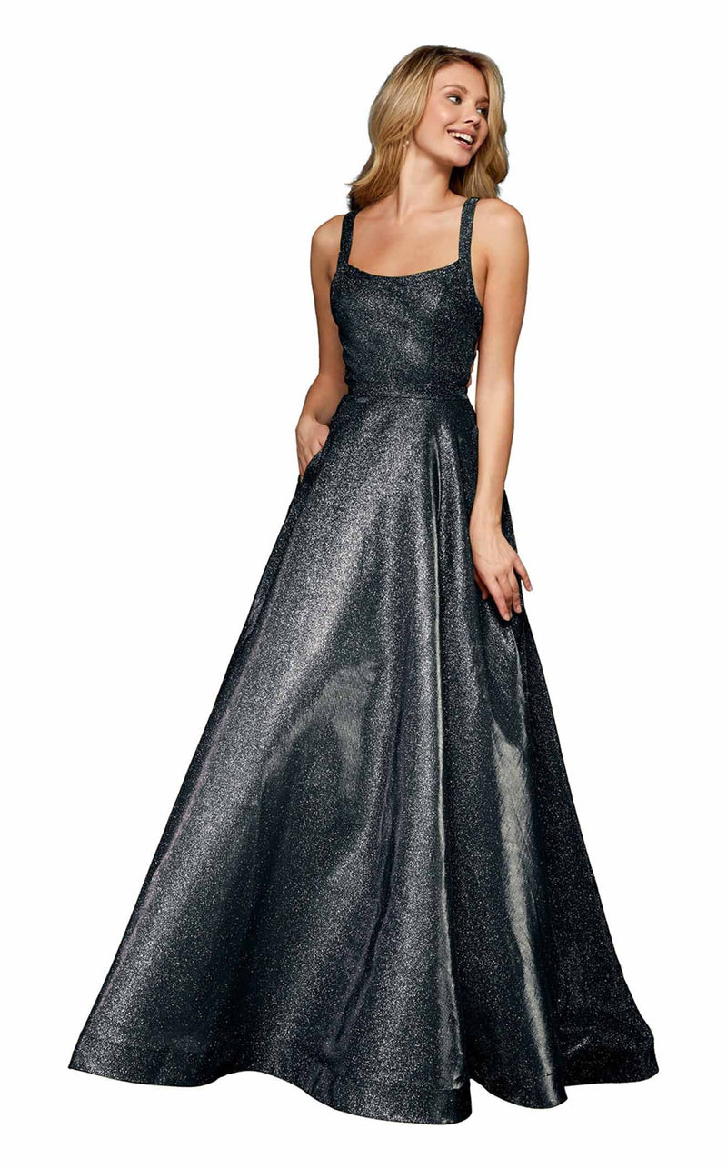 Sherri Hill 52138 Gunmetal