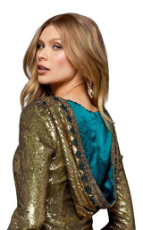Sherri Hill 52139 Gold-Teal