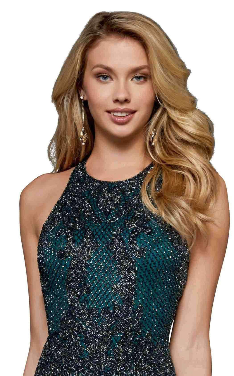 Sherri Hill 52141 Teal