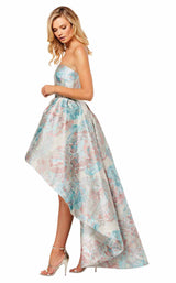 Sherri Hill 52143 Aqua-Blush