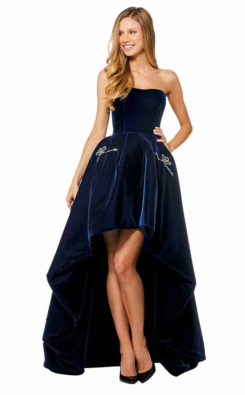Sherri Hill 52144 Navy