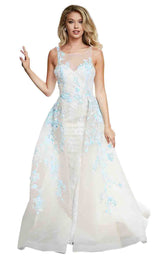 Sherri Hill 52161 Nude-Lt-Blue