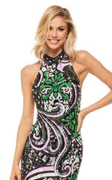 Sherri Hill 52214 Black Multi
