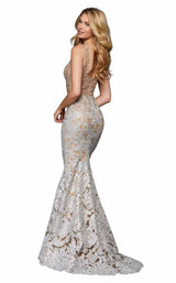Sherri Hill 52242 Rose-Gold-Silver