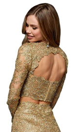 Sherri Hill 52243 Gold
