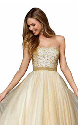 Sherri Hill 52264 Ivory/Gold