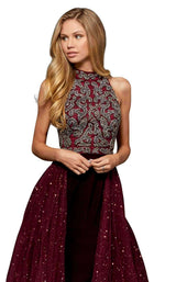 Sherri Hill 52275 Wine