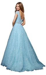 Sherri Hill 52276 Light Blue/Silver