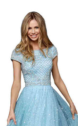 Sherri Hill 52276 Light Blue/Silver