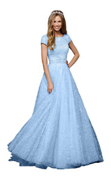 Sherri Hill 52276 Periwinkle/Silver