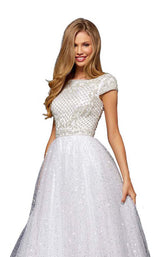 Sherri Hill 52276 Ivory/Silver