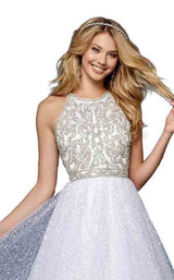 Sherri Hill 52277 Ivory/Silver