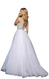 Sherri Hill 52277 Ivory/Silver