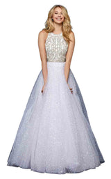 Sherri Hill 52277 Ivory/Silver