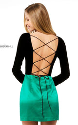 Sherri Hill 52301 Black-Emerald