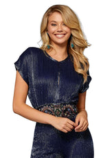 Sherri Hill 52314 Navy Multi