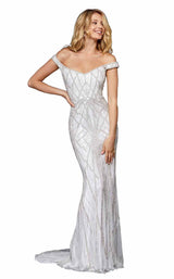 Sherri Hill 52323 Ivory/Silver