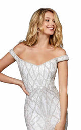 Sherri Hill 52323 Ivory/Silver