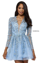 Sherri Hill 52343 Light Blue