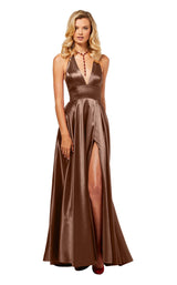 Sherri Hill 52408 Mocha