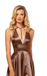 Sherri Hill 52408 Mocha