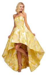 Sherri Hill 52416 Yellow-Print