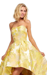 Sherri Hill 52416 Yellow-Print