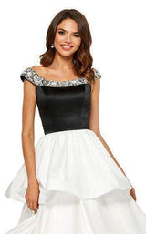 Sherri Hill 52427 Black-Ivory