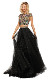 Sherri Hill 52435 Black Multi