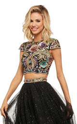 Sherri Hill 52435 Black Multi