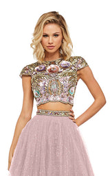 Sherri Hill 52435 Blush Multi