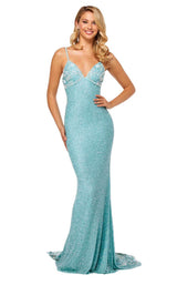 Sherri Hill 52449 Light Blue