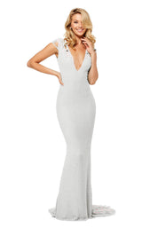 Sherri Hill 52451 Ivory/Pink