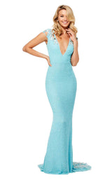 Sherri Hill 52451 Light Blue