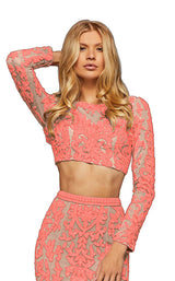 Sherri Hill 52459 Nude-Coral