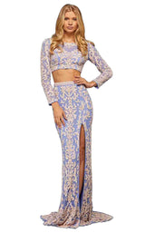 Sherri Hill 52459 Periwinkle-Pink