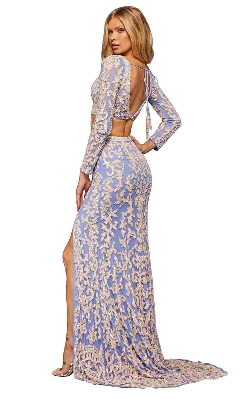 Sherri Hill 52459 Periwinkle-Pink