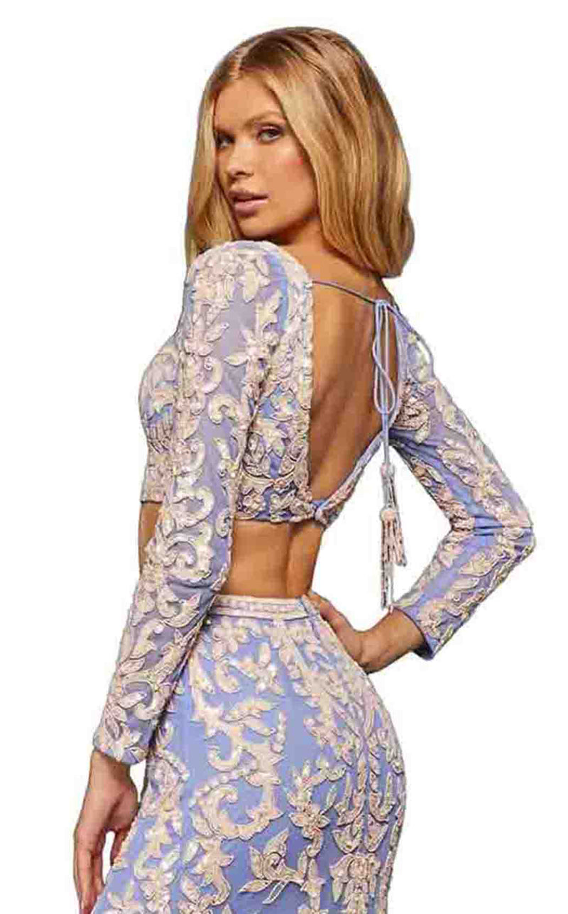 Sherri Hill 52459 Periwinkle-Pink