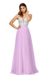 Sherri Hill 52463 Lilac/Silver