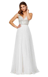 Sherri Hill 52463 Ivory/Silver