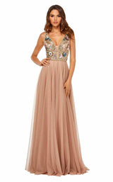 Sherri Hill 52473 Dark-Nude-Multi