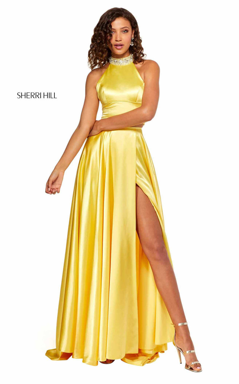 Sherri Hill 52491 Yellow