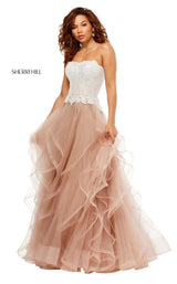 Sherri Hill 52504 Ivory/Gold